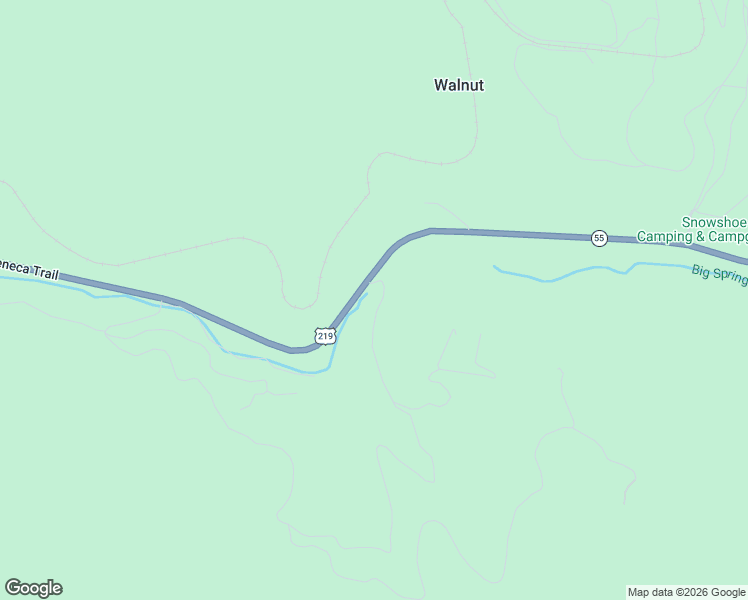 map of restaurants, bars, coffee shops, grocery stores, and more near Spring Road in Marlinton