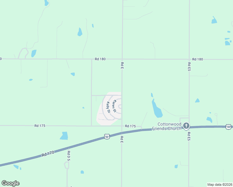 map of restaurants, bars, coffee shops, grocery stores, and more near 1773-1799 Road East in Emporia