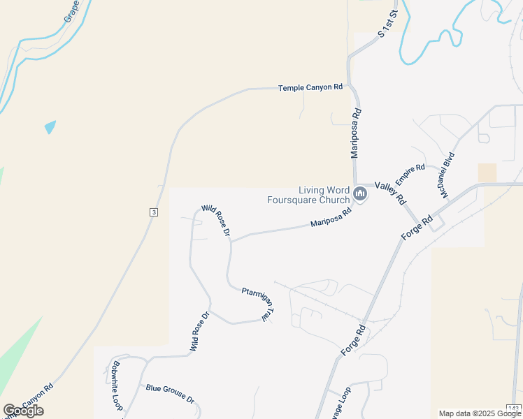 map of restaurants, bars, coffee shops, grocery stores, and more near 1745 Mariposa Road in Cañon City