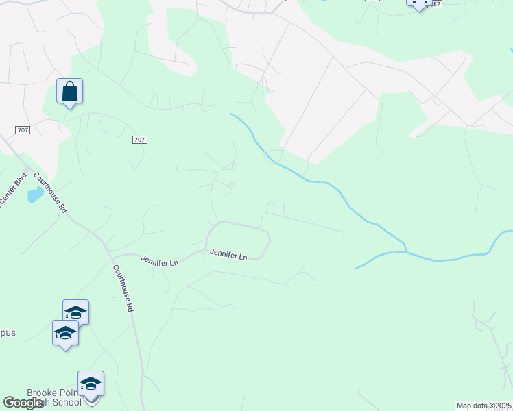 map of restaurants, bars, coffee shops, grocery stores, and more near 9 Sharp Court in Stafford