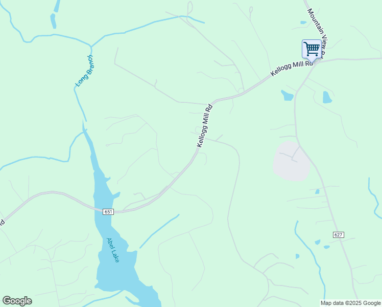 map of restaurants, bars, coffee shops, grocery stores, and more near 789 Kellogg Mill Road in Fredericksburg