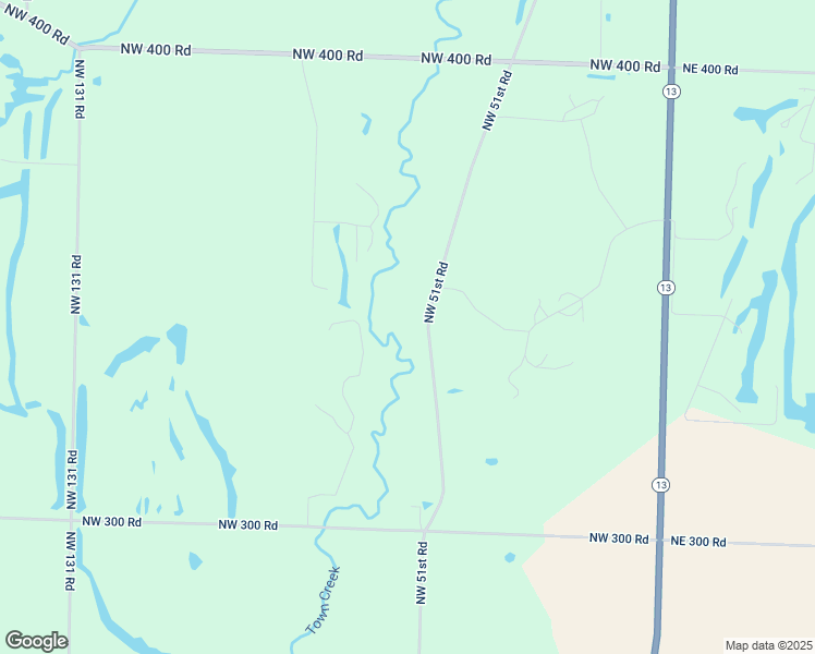map of restaurants, bars, coffee shops, grocery stores, and more near 345 Northwest 51st Road in Clinton