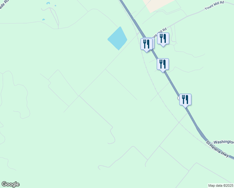 map of restaurants, bars, coffee shops, grocery stores, and more near 7525 Saint Helena Hwy in Napa