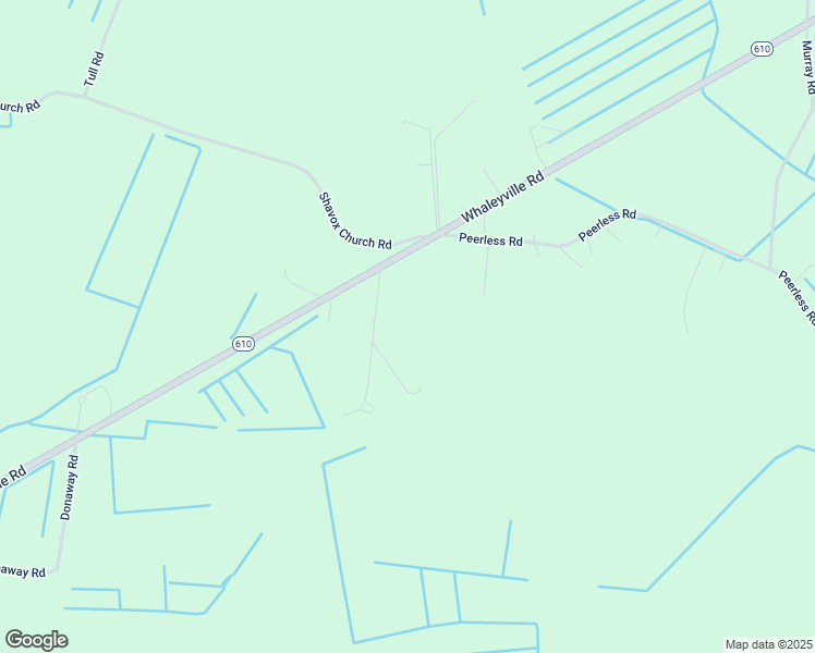 map of restaurants, bars, coffee shops, grocery stores, and more near 8708 Whaleyville Road in Whaleyville