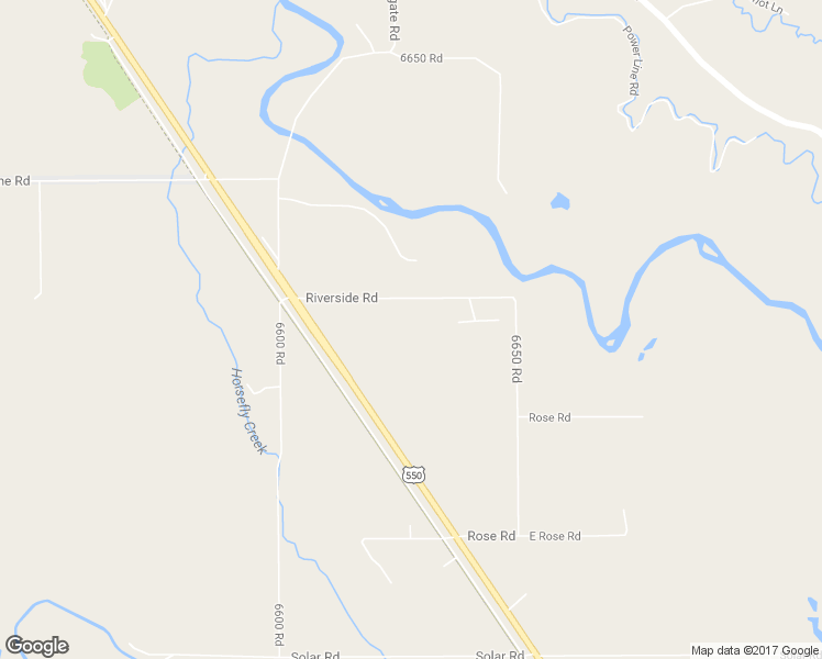 map of restaurants, bars, coffee shops, grocery stores, and more near 66176 Riverside Road in Montrose