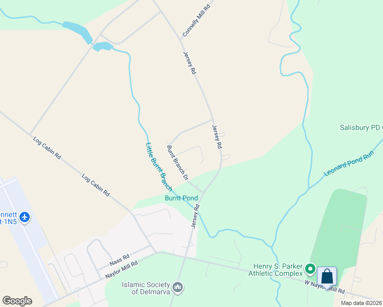 map of restaurants, bars, coffee shops, grocery stores, and more near 8131 Burnt Branch Drive in Salisbury