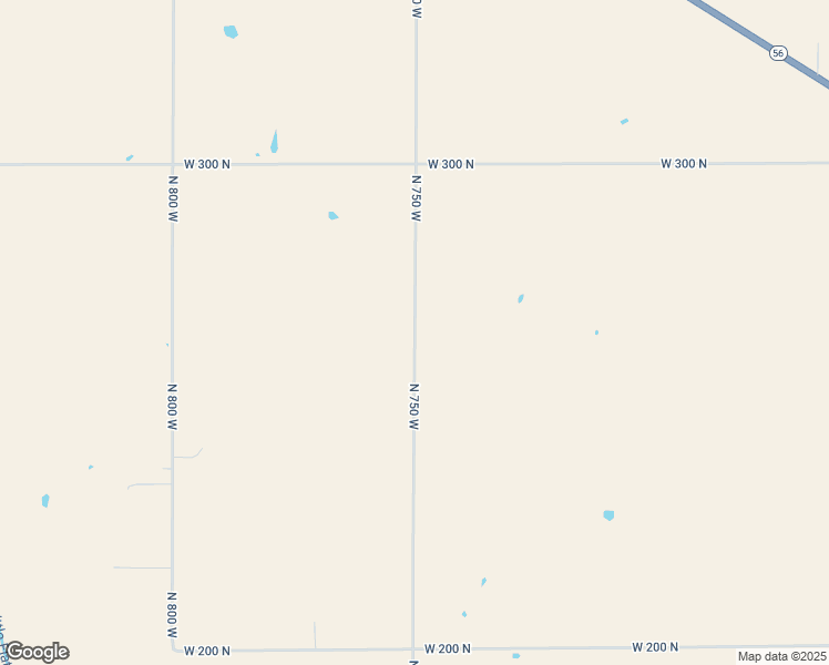 map of restaurants, bars, coffee shops, grocery stores, and more near 2653 North 750 West in Jasper