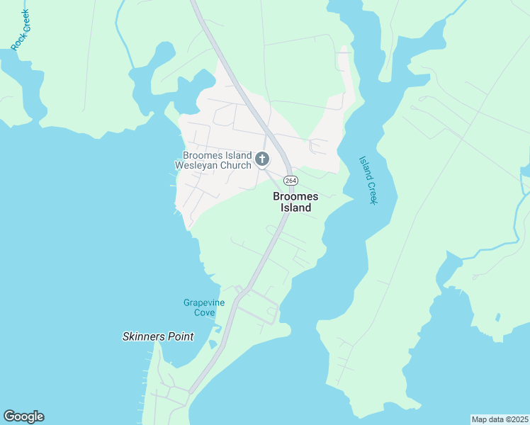 map of restaurants, bars, coffee shops, grocery stores, and more near 8555 Broomes Island Road in Broomes Island