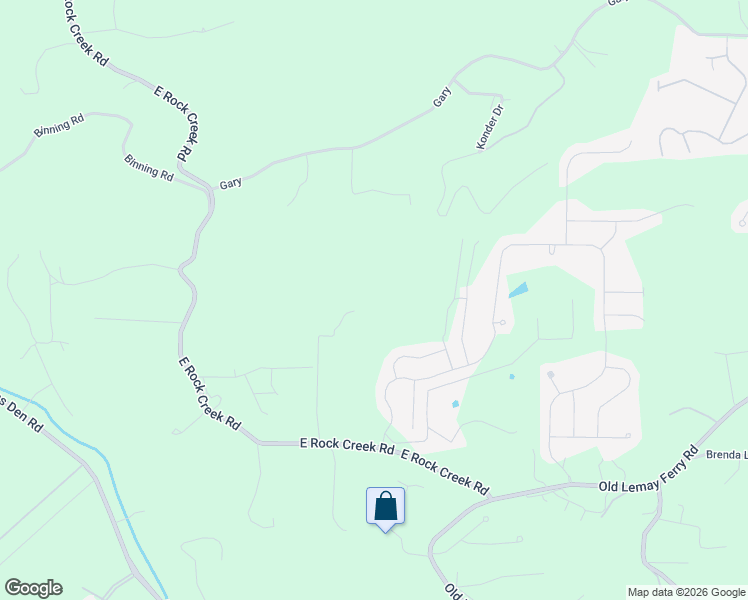 map of restaurants, bars, coffee shops, grocery stores, and more near 4802 Mahaw Drive in Arnold