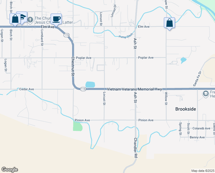 map of restaurants, bars, coffee shops, grocery stores, and more near 1703 Cedar Avenue in Cañon City