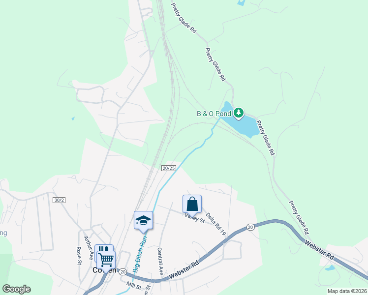 map of restaurants, bars, coffee shops, grocery stores, and more near 235 Allman Ave in Cowen