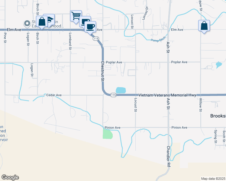 map of restaurants, bars, coffee shops, grocery stores, and more near 1611 Cedar Avenue in Cañon City