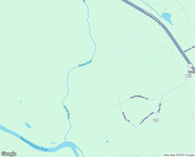 map of restaurants, bars, coffee shops, grocery stores, and more near 179 Kirkley Place in Fredericksburg