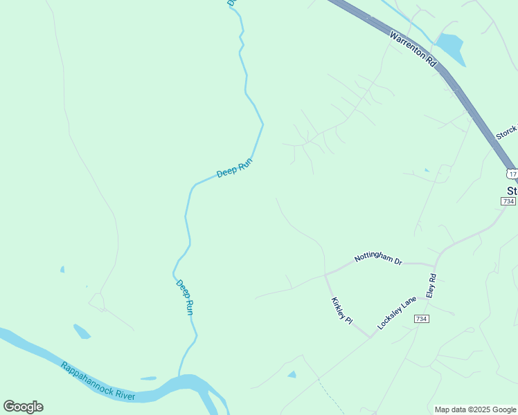 map of restaurants, bars, coffee shops, grocery stores, and more near 179 Kirkley Place in Fredericksburg