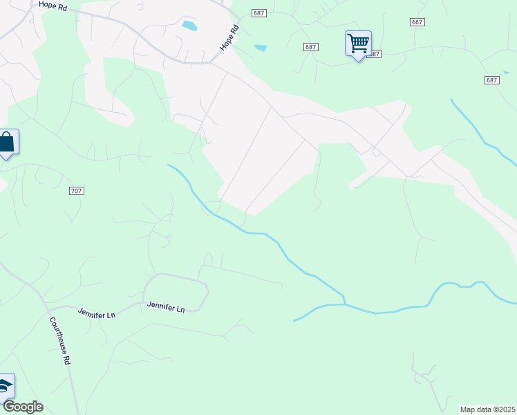 map of restaurants, bars, coffee shops, grocery stores, and more near 118 Wendy Street in Stafford
