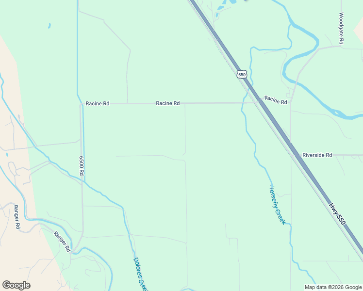 map of restaurants, bars, coffee shops, grocery stores, and more near 65500 Racine Road in Montrose