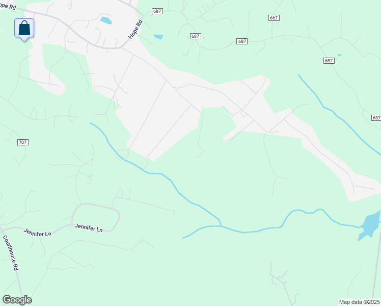map of restaurants, bars, coffee shops, grocery stores, and more near 151 Denise Street in Stafford