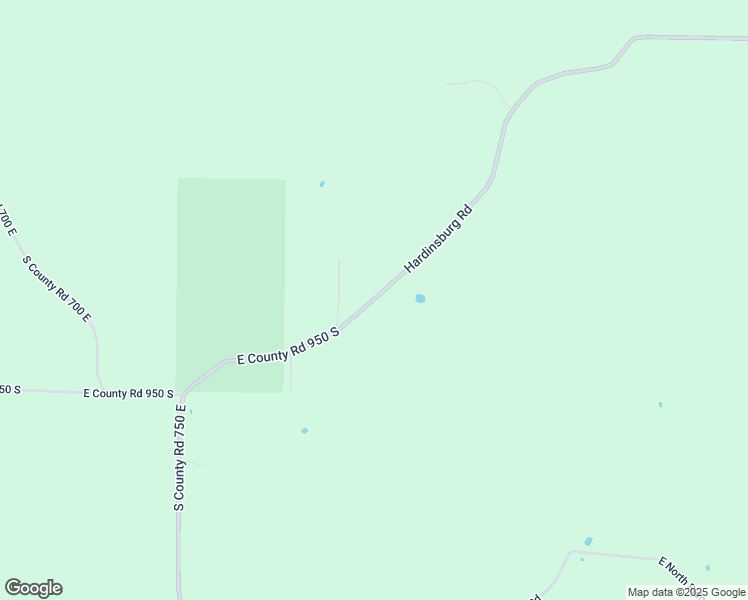 map of restaurants, bars, coffee shops, grocery stores, and more near 7900-7998 East County Road 950 South in Marengo
