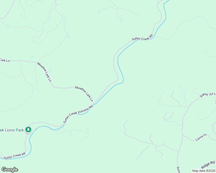 map of restaurants, bars, coffee shops, grocery stores, and more near 15559 Sutter Creek Volcano Road in Sutter Creek