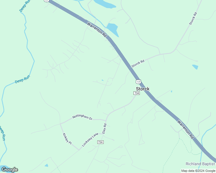 map of restaurants, bars, coffee shops, grocery stores, and more near 46 Tom Jenkins Road in Fredericksburg