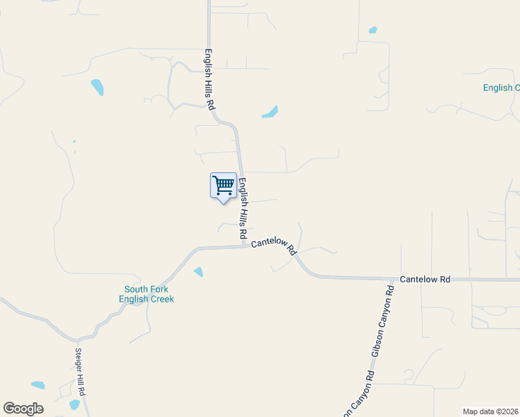 map of restaurants, bars, coffee shops, grocery stores, and more near 4097 English Creek Lane in Vacaville