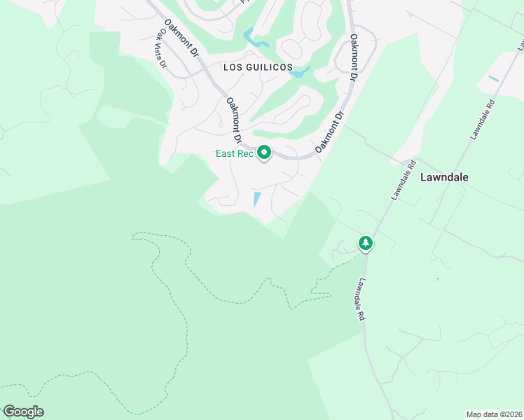 map of restaurants, bars, coffee shops, grocery stores, and more near 445 Crestridge Place in Santa Rosa
