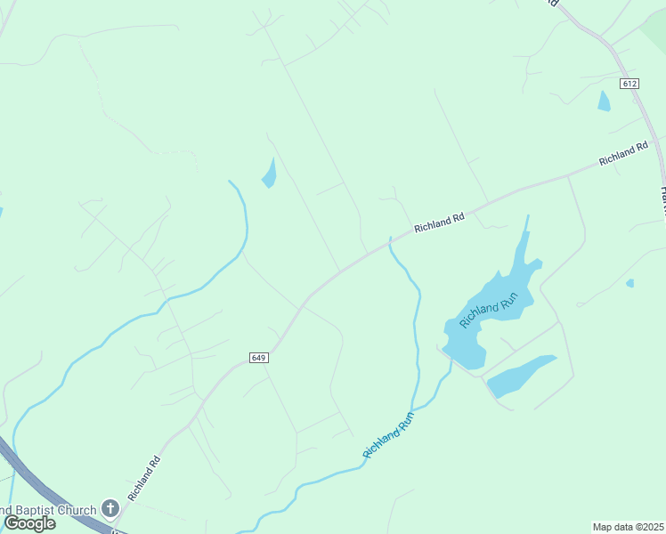 map of restaurants, bars, coffee shops, grocery stores, and more near 191 Richland Road in Fredericksburg