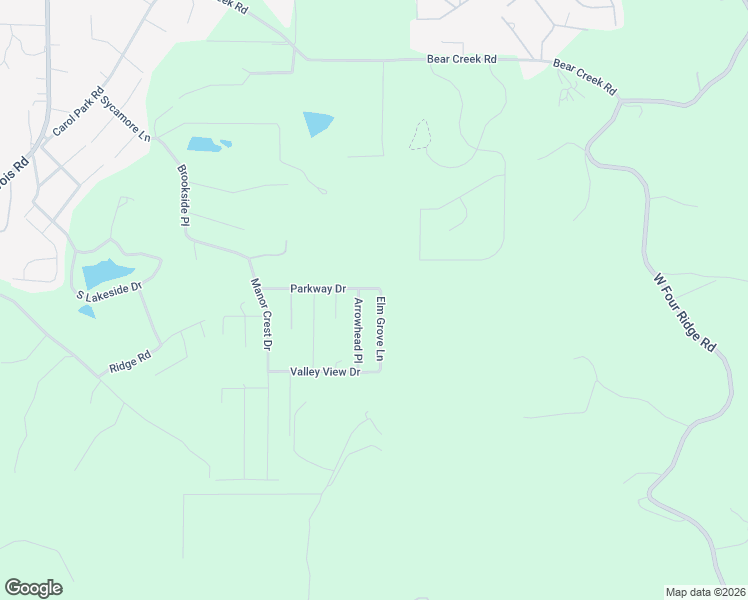 map of restaurants, bars, coffee shops, grocery stores, and more near 4257 Elm Grove Lane in House Springs