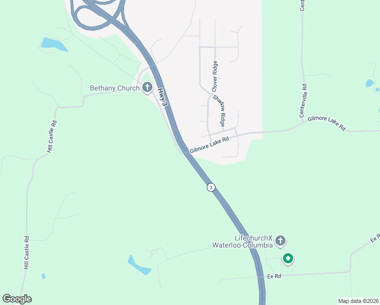 map of restaurants, bars, coffee shops, grocery stores, and more near 108 Country Ridge in Columbia