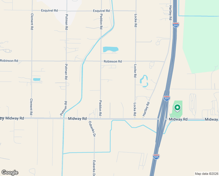 map of restaurants, bars, coffee shops, grocery stores, and more near 7396 Paddon Road in Vacaville