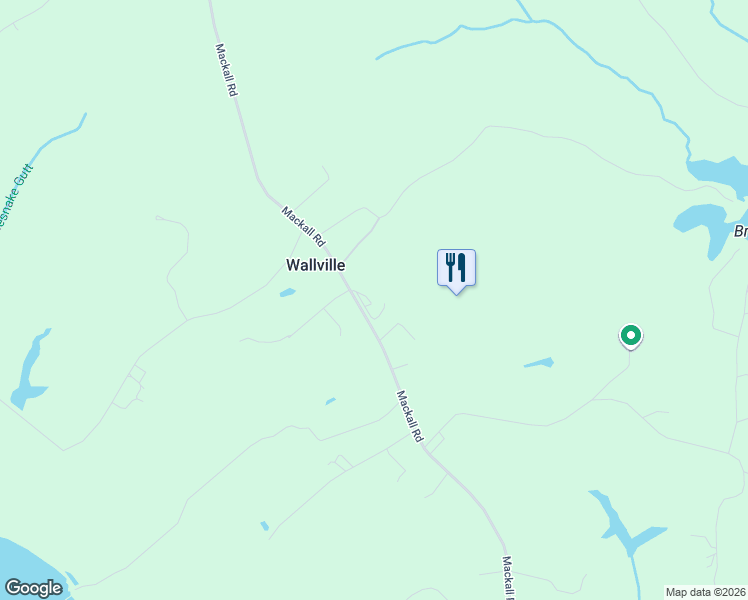 map of restaurants, bars, coffee shops, grocery stores, and more near 8520 Mackall Road in Saint Leonard