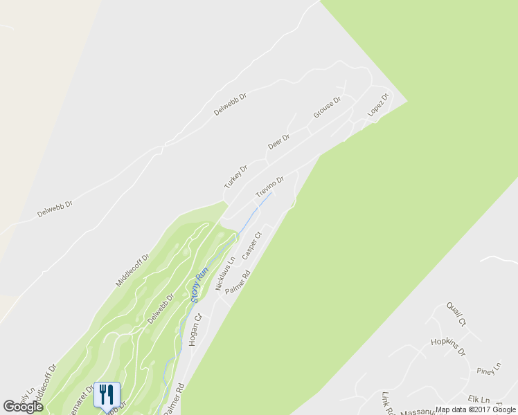 map of restaurants, bars, coffee shops, grocery stores, and more near 5252 Nicklaus Lane in Massanutten