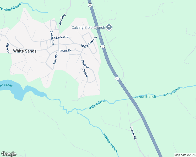 map of restaurants, bars, coffee shops, grocery stores, and more near 8530 Stock Drive in Lusby