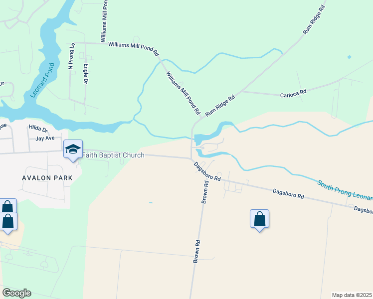 map of restaurants, bars, coffee shops, grocery stores, and more near 30776 Dagsboro Road in Salisbury