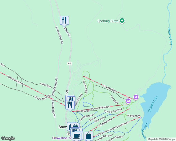 map of restaurants, bars, coffee shops, grocery stores, and more near 98 Powderidge Road in Dunmore