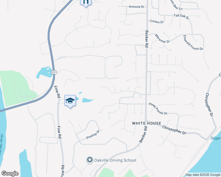 map of restaurants, bars, coffee shops, grocery stores, and more near 3147 Woodbridge Estates Drive in St. Louis