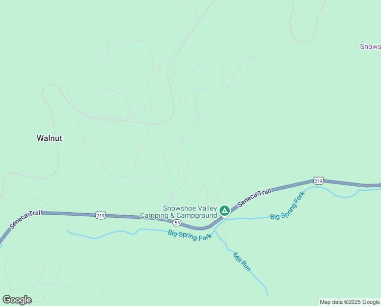 map of restaurants, bars, coffee shops, grocery stores, and more near Farm Road in Snowshoe
