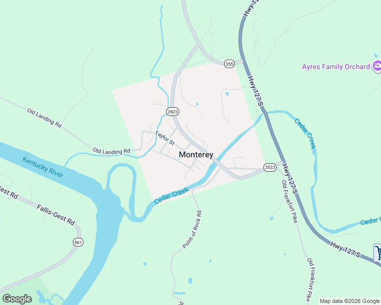 map of restaurants, bars, coffee shops, grocery stores, and more near in Monterey