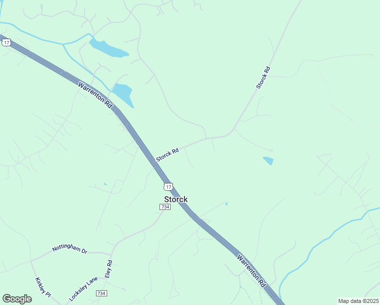 map of restaurants, bars, coffee shops, grocery stores, and more near 36 Storck Road in Fredericksburg