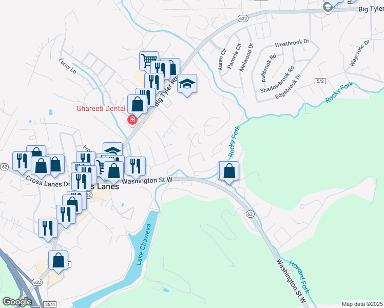 map of restaurants, bars, coffee shops, grocery stores, and more near 5002 Tipperary Street in Charleston