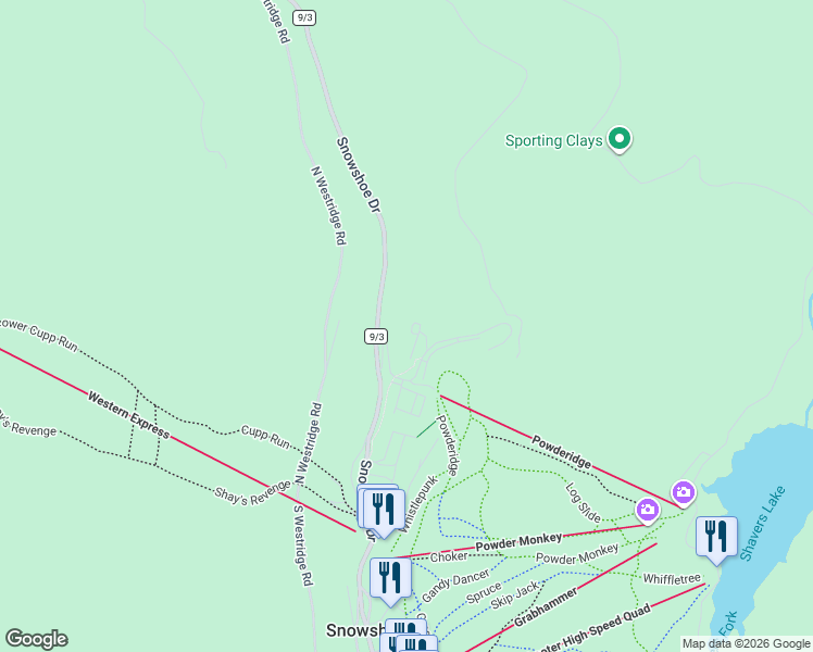 map of restaurants, bars, coffee shops, grocery stores, and more near Loop Rd in Dunmore