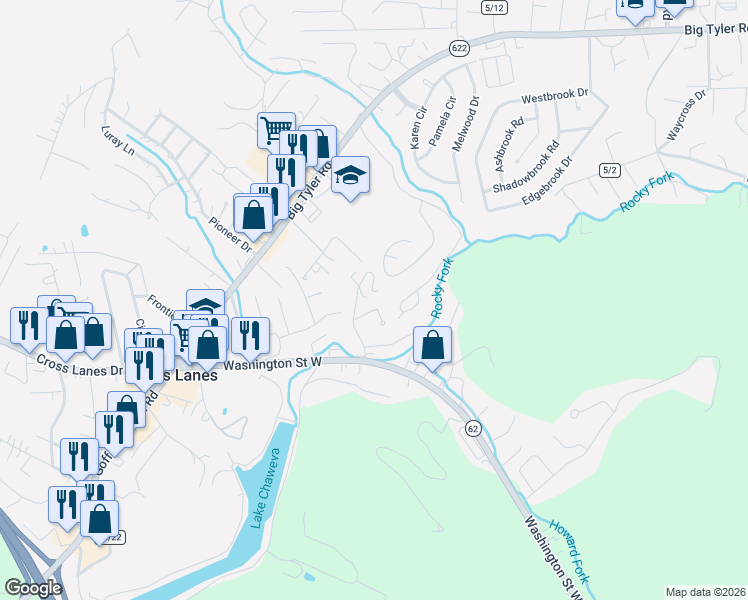 map of restaurants, bars, coffee shops, grocery stores, and more near 5012 Tipperary Street in Charleston