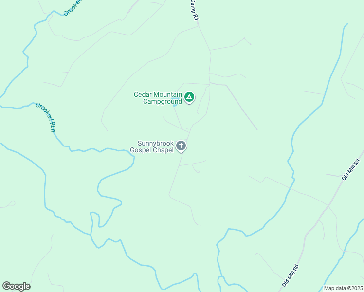 map of restaurants, bars, coffee shops, grocery stores, and more near 20292 Camp Road in Culpeper