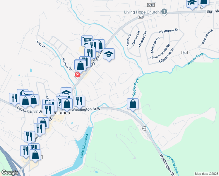 map of restaurants, bars, coffee shops, grocery stores, and more near 5002 Tipperary Street in Charleston