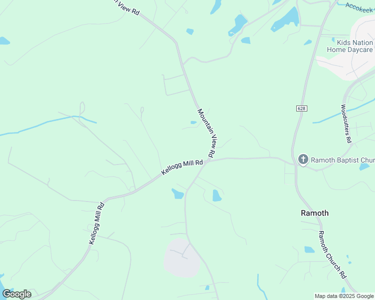 map of restaurants, bars, coffee shops, grocery stores, and more near 965 Kellogg Mill Road in Fredericksburg