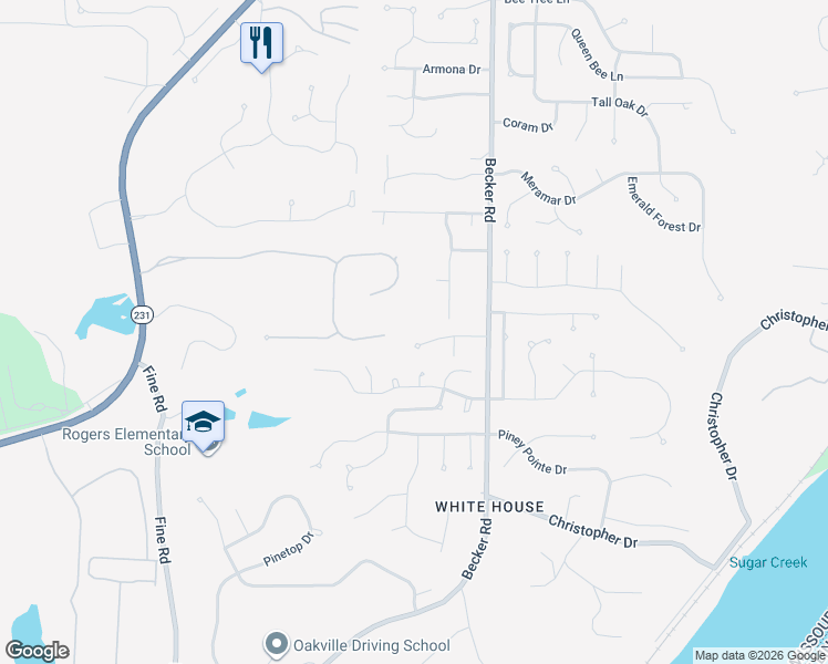 map of restaurants, bars, coffee shops, grocery stores, and more near 3041 Silver Bow Court in St. Louis