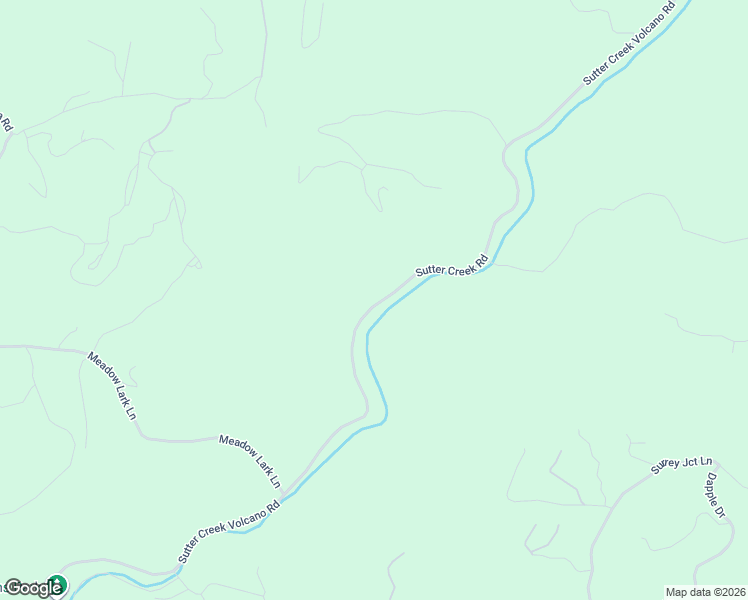 map of restaurants, bars, coffee shops, grocery stores, and more near 15559-16055 Sutter Creek Volcano Road in Sutter Creek