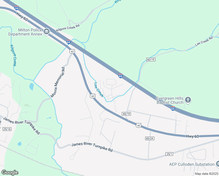 map of restaurants, bars, coffee shops, grocery stores, and more near 30 Hidden Brooke Way in Culloden