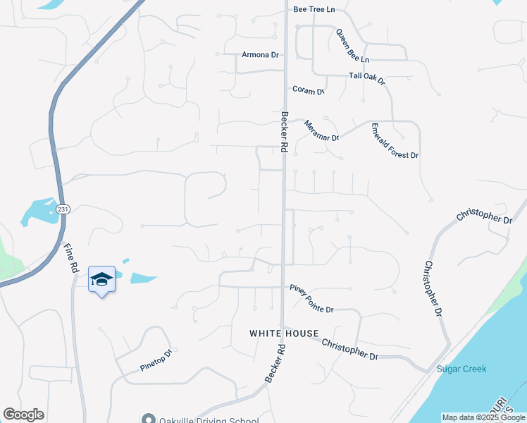 map of restaurants, bars, coffee shops, grocery stores, and more near 7350 Terri Robyn Drive in St. Louis