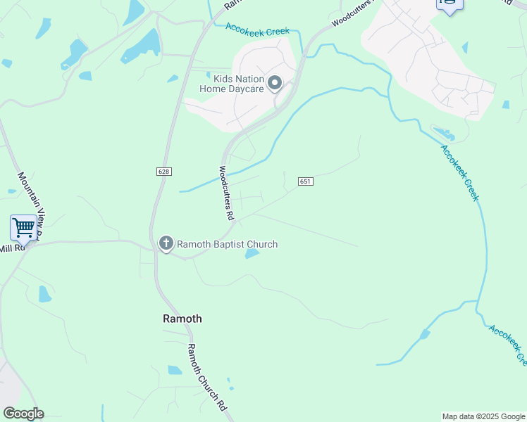 map of restaurants, bars, coffee shops, grocery stores, and more near 9 Woodbourne Lane in Stafford